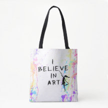 Kunst-Fee: Ich glaube an Kunst-Aquarell-Lauf