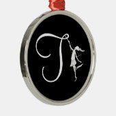 Kunst-Fee-Initiale: T Ornament Aus Metall (Rechts)
