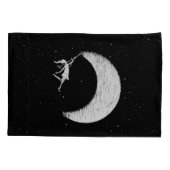 Kunst-Fee: Malen Sie den Mond Kissenbezug (Rückseite)