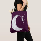 Kunst-Fee: Malen Sie den Mond (lila) Tasche (Von Nahem)