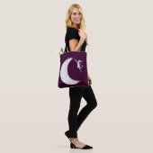 Kunst-Fee: Malen Sie den Mond (lila) Tasche (Am Model)
