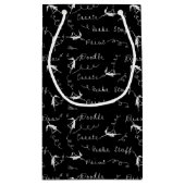 Kunst-Feen bei der Arbeit Kleine Geschenktüte (Rückseite)