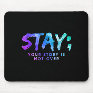Kunst für das Bewusstsein für psychische Gesundhei Mousepad