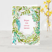 Kunst für die Wohltätigkeit Grußkarte Karte (Gelbe Blume)