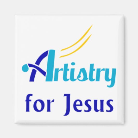 Kunst für Jesus Magnet (Vorne)