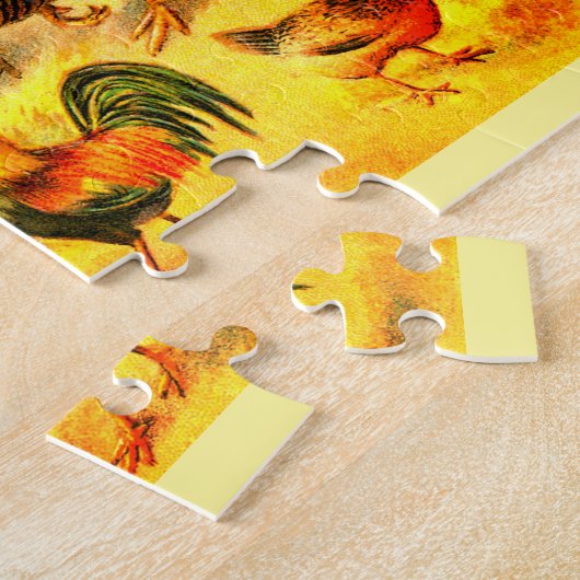 Kunst für Truthähne und Hühner Puzzle (Seite)
