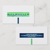 Kunst-Galerie-Visitenkarte Visitenkarte (Vorne/Hinten)