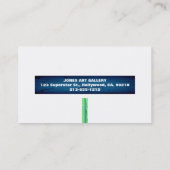 Kunst-Galerie-Visitenkarte Visitenkarte (Rückseite)