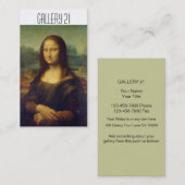 Kunst-Galerie-Visitenkarten Visitenkarte (Vorne/Hinten)