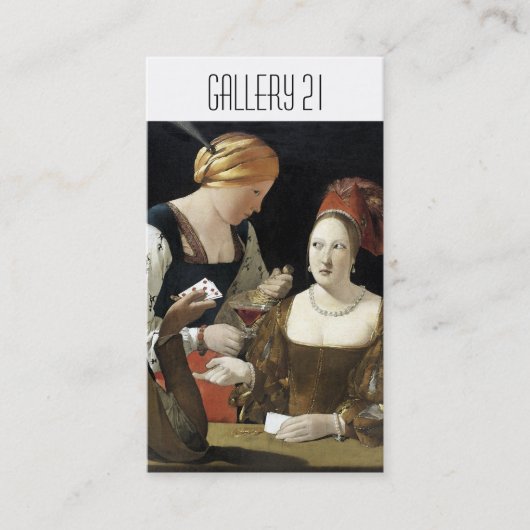 Kunst-Galerie-Visitenkarten Visitenkarte (Vorderseite)