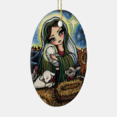 Kunst Geburt Christis-Weihnachtsjesuss Mary durch Keramik Ornament (Rechts)