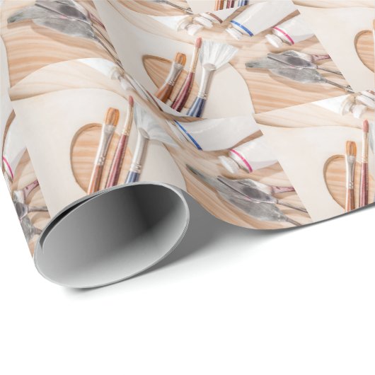 Kunst Geschenkpapier (Rolleneckpunkt)