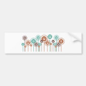 Kunst-Geschichtsgänseblümchen Autoaufkleber (Vorne)