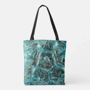 Kunst-Glasaqua-aquamarine blaue Tasche