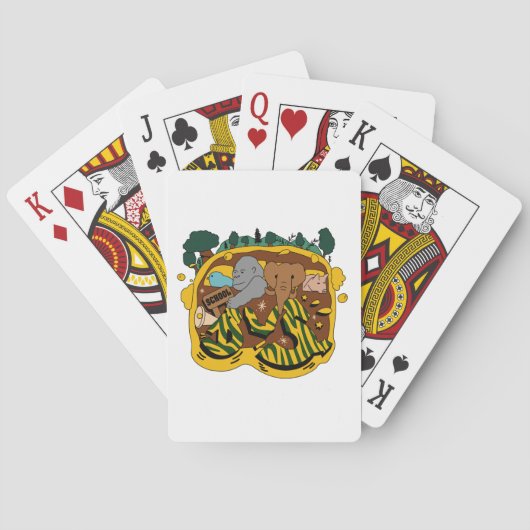 Kunst-Graffiti-Pokerkarte Spielkarten (Rückseite)
