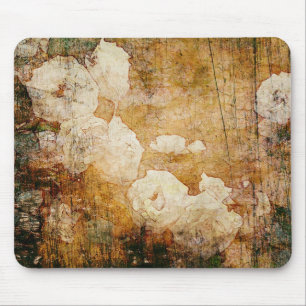 kunst-grunge-blumen-vintage-hintergrund-textur mousepad