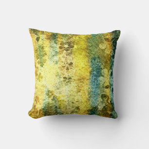 Kunst Grunge Vintage Blumenmuster Kissen