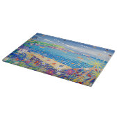 Kunst-hackendes Brett: Mutter Iveys Bucht Cornwall Schneidebrett (Ecke)