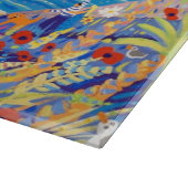 Kunst-hackendes Brett: Mutter Iveys Bucht Cornwall Schneidebrett (Ecke)