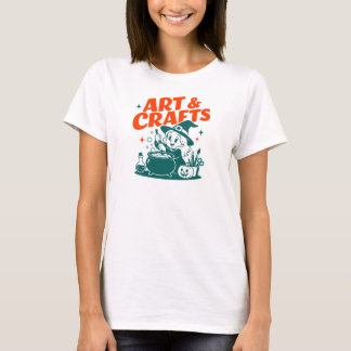 Kunst & Handwerk Hexe Halloween Trank Grafik T-Shirt