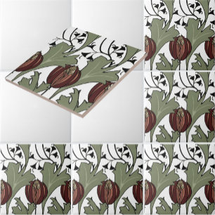 Kunst & Handwerk Stil Petworth Blumenmuster Fliese