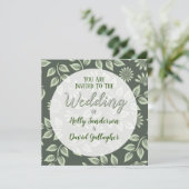 Kunst & Handwerk Stilverheiratung Einladung (Stehend Vorderseite)