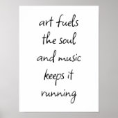 Kunst heizt das Soul-Poster an Poster (Vorne)