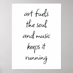 Kunst heizt das Soul-Poster an Poster