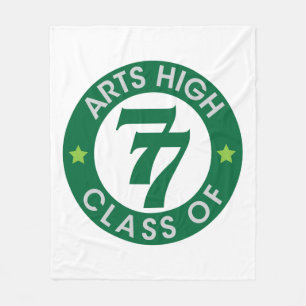 Kunst High School-Klasse mit 77 Logo Fleecedecke