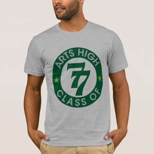 Kunst High School-Klasse mit 77 Logo T-Shirt (Vorderseite)