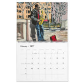 "Kunst holt Leute-zusammen" 2018 Wandkalender (Feb 2027)