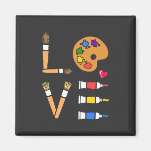 Kunst - Ich liebe Kunst Magnet