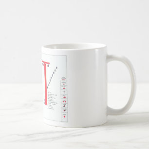 Kunst-Illustration EL Lissitzky- zu 'für das voic Kaffeetasse