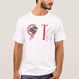 Kunst-Illustration EL Lissitzky- zu 'für das voic T-Shirt