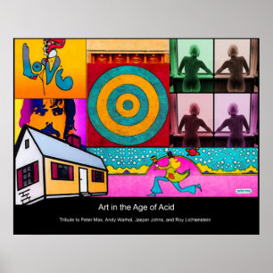 Kunst im Alter der Säure Poster