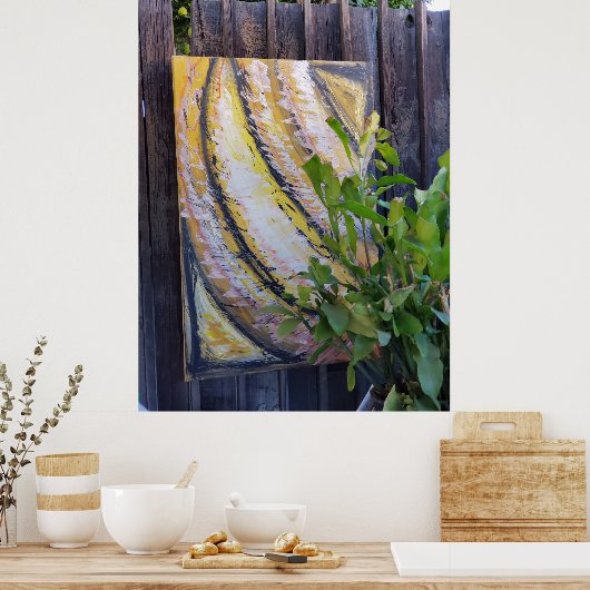 Kunst im Garten Poster (Küche)