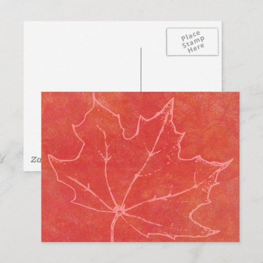 Kunst im Herbst Postkarte (Vorne/Hinten)