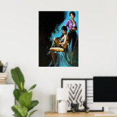 Kunst im Vintagen Pulsmagazin des komischen Gefühl Poster (Heimbüro)