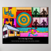 Kunst im Zeitalter der Säure Poster (Vorne)