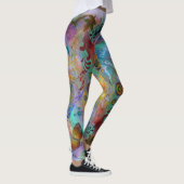 Kunst in der Natur, handgemacht Leggings (Rechts)