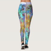 Kunst in der Natur, handgemacht Leggings (Rückseite)