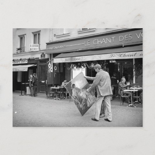 Kunst in der Street Postcard Postkarte (Vorderseite)