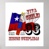 Kunst in der Welt! - Viva Chile Mision Cumplida! Poster (Vorne)