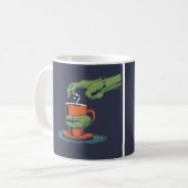 "Kunst in jeder Sekunde" Kaffeetasse (Vorderseite Links)