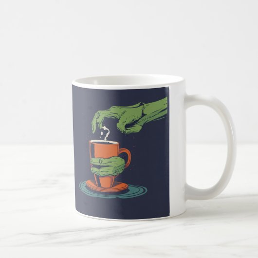 "Kunst in jeder Sekunde" Kaffeetasse (Rechts)