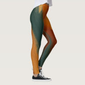Kunst in Motion - Elegante Abstrakte Loungewear Leggings (Rechts)
