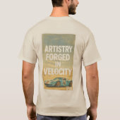 Kunst in Velocity T-Shirt (Rückseite)
