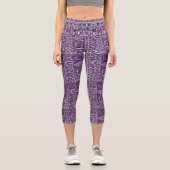 Kunst in Zinn Capri Leggings (Vorderseite)