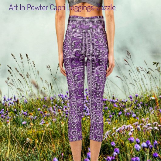 Kunst in Zinn Capri Leggings
