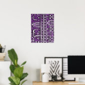 Kunst in Zinn Poster (Heimbüro)